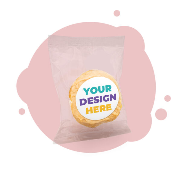 Drop Cookies with Custom Sticker